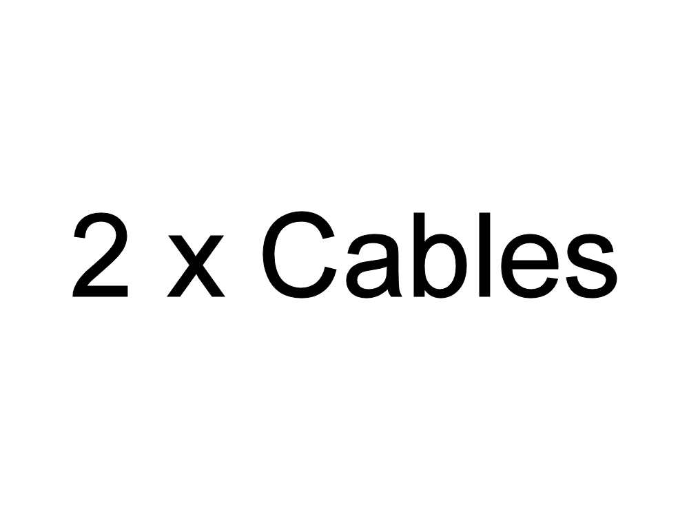 2 x Cable