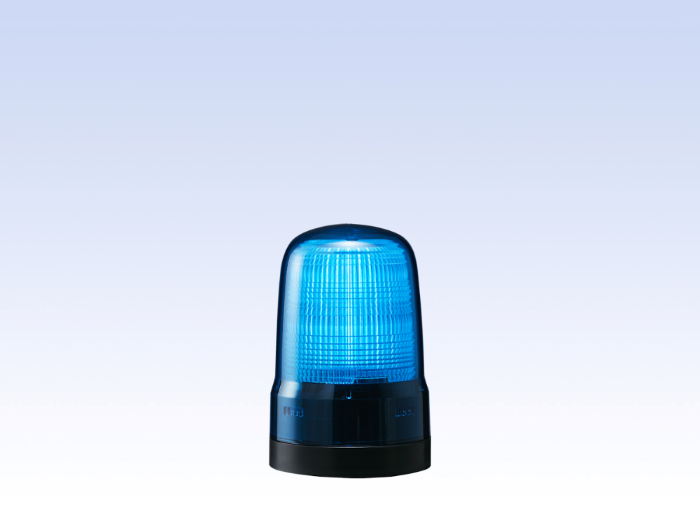 80mm Flashing Blue Beacon, Terminal, 100-200V, IP66 - Motion29 Limited