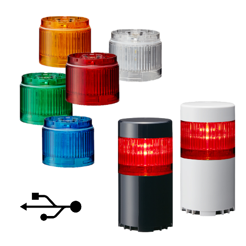 USB Signal Light with Coloured LED Modules