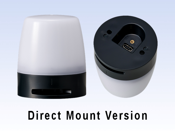 56mm Dia Multi-Colour Beacon, Alarm, USB Direct Mnt IP65
