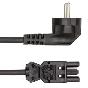 GST18 Female to SCHUKO Angled Plug 5m Cable