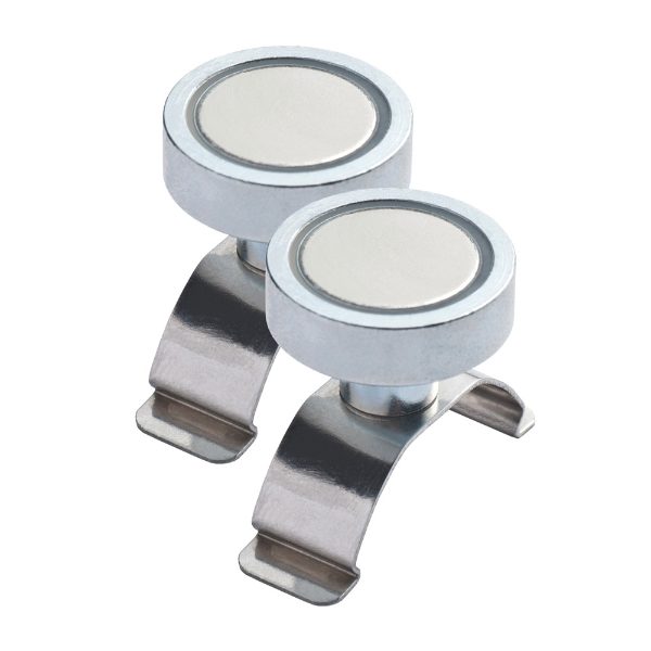 LEANLED / SIGNALED Luminaire Magnetic Spring Clip Pair