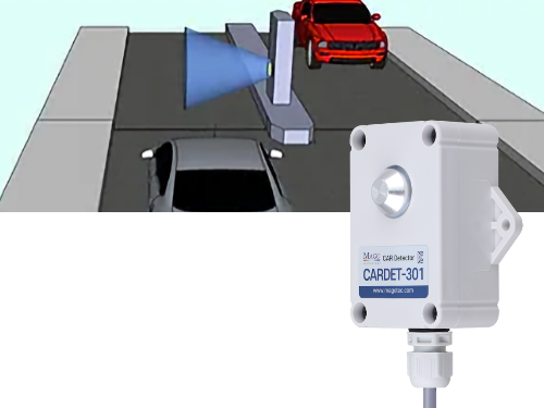 Magnetic/Digital Ultrasonic Vehicle Detector NO/NC, 12-24Vdc